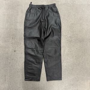 Women's Wilson's Black Leather Pants Size 12